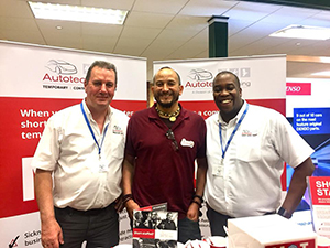 Fuzz Townshend on Autotech Recruit's stand at the Parts Alliance Spring 2018 Trade Show