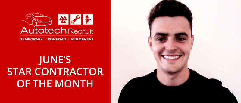 Sam, our freelance vehicle technician, is our June's star contractor of the month