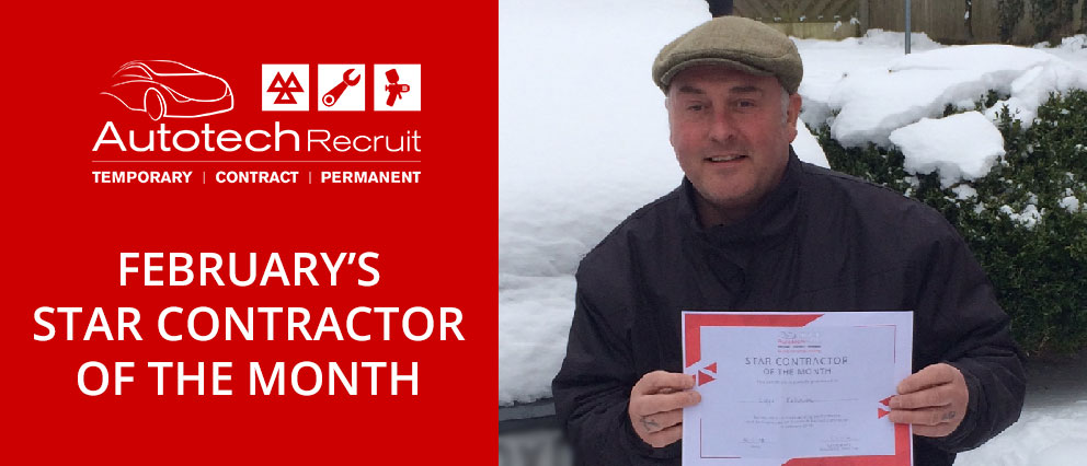 Lloyd, our freelance vehicle technician, is our star contractor of the month