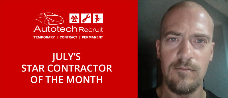 Thomas, our contract MOT tester/vehicle technician, is our star contractor of the month