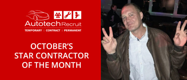 Autotech Recruit October’s star contractor of the month October's star contractor of the month