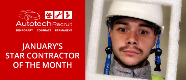 Autotech Recruit’s star contractor of the month – January 2019 Star contractor of the month - January 2019