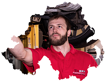Autotech Recruit temporary vehicle technician in an outline of a NI map