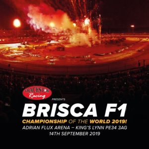 BriSCA F1 World Final Press Release – Headline Sponsor
