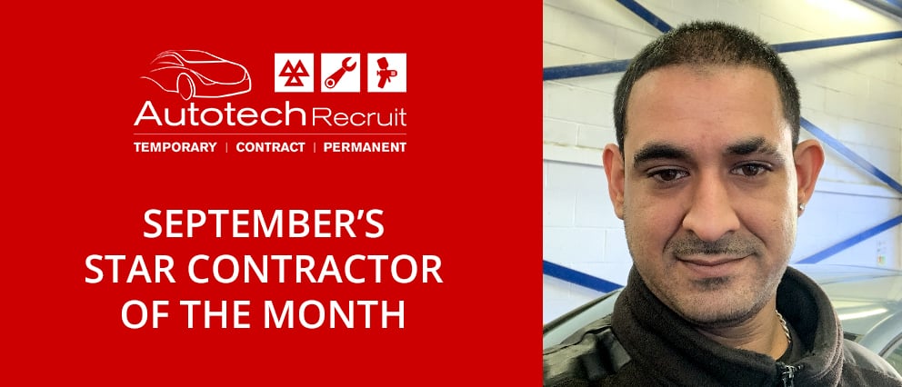 Naz, Autotech Recruit's Star Contractor of the Month for September 2019