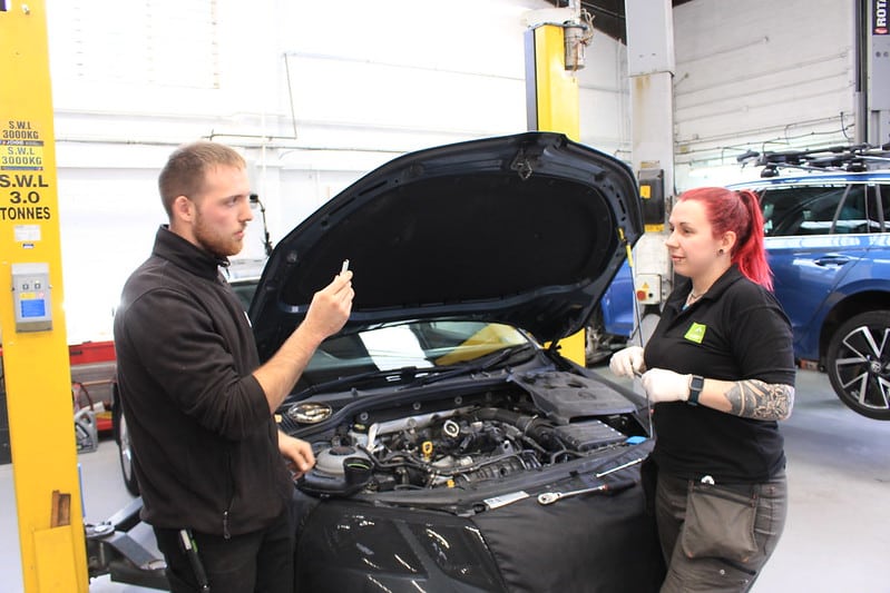 Sophie joined Richmond ŠKODA, Botley, in early September and spent time shadowing the vehicle technicians and master technician