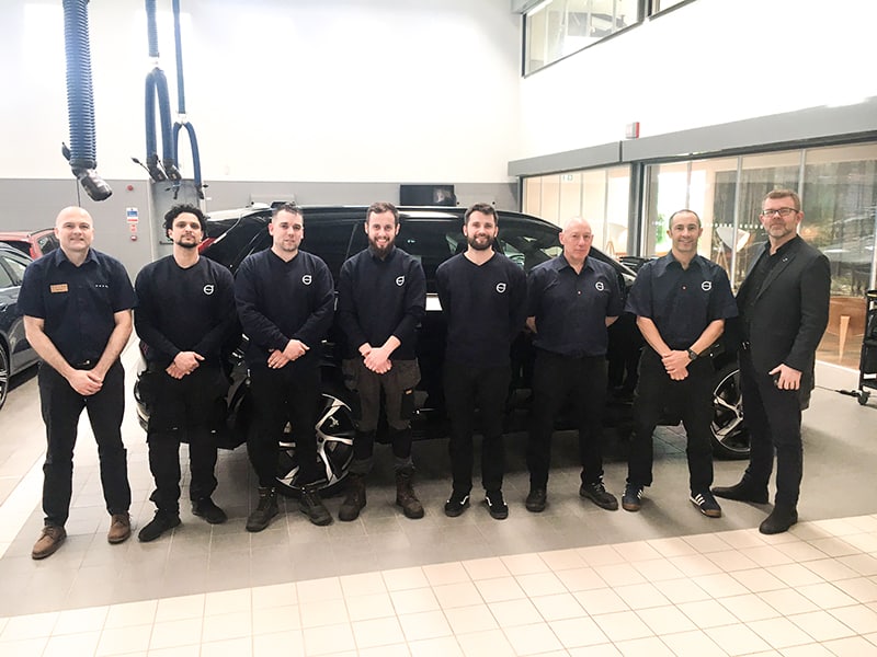 Volvo Car UK doubles temporary vehicle technician support after contractors fill over 30,000 hours