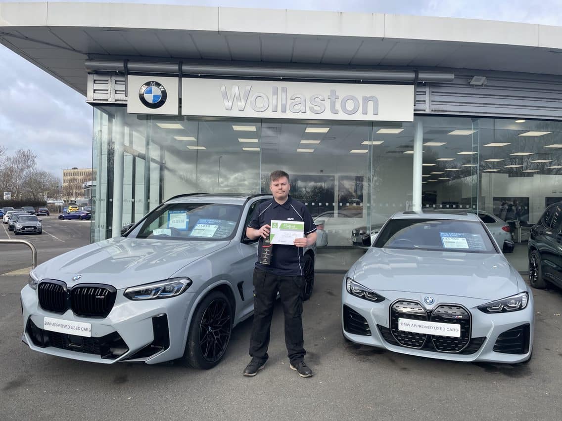 Sean Leahy has completed a 6 month internship with Wollaston BMW through Autotech Academy.
