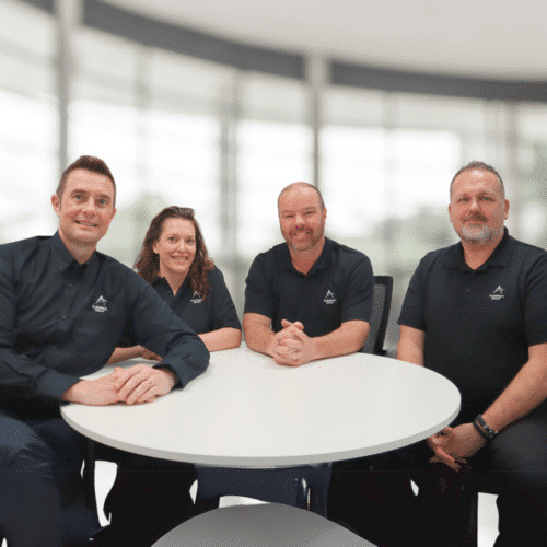 From left to right: Business Relationship Director, Barry Williams with Gemma Edwards and Colin Hankey, Autotech Group’s Business Relationship Managers for the South and North respectively, and Mark Armitage, the company’s Chief Revenue Officer 
