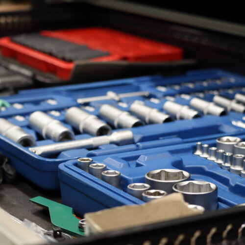 Part of the toolbox which all Autotech Academy interns receive at the start of their paid internships