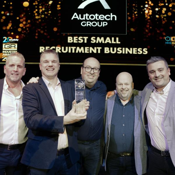 Autotech Group Crowned Best Small Recruitment Business at Global Recruiter Awards